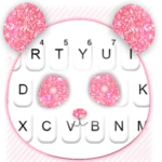 Logo of Glitter Pink Panda Keyboard Th android Application 